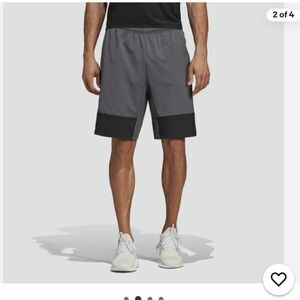 Adidas Athletic Gray and Black Shorts